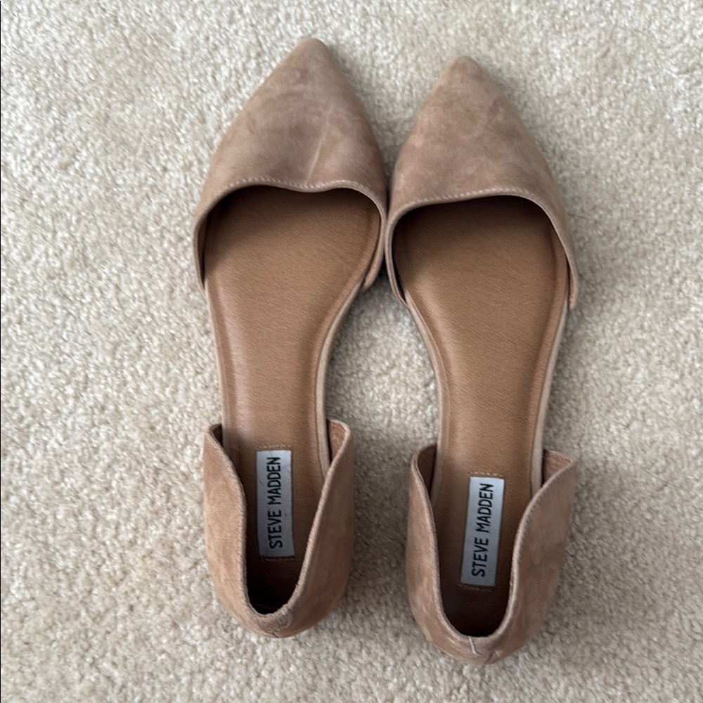 Steve Madden Women's Brown Suede Flats